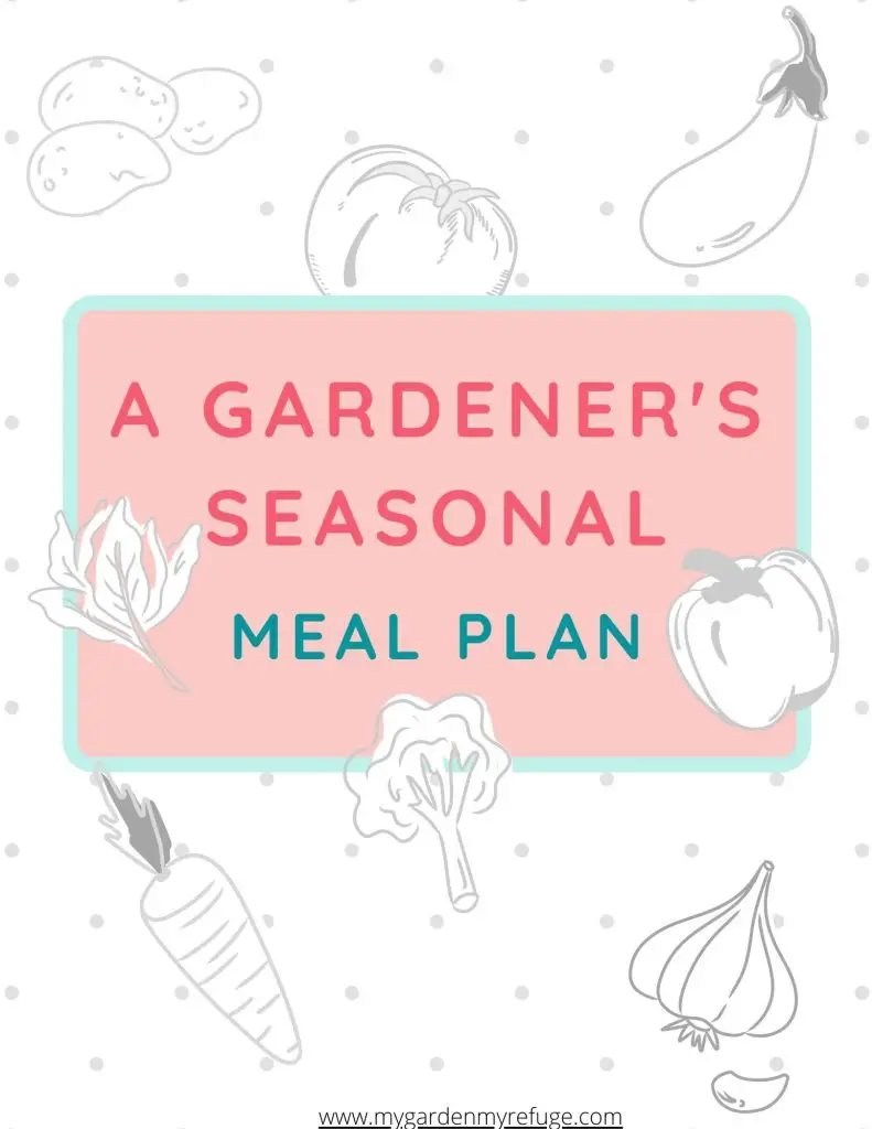 meal plan like a gardener