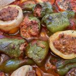Easy Stuffed Peppers & Potatoes From The Garden