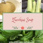 How to Make A Creamy Zucchini Soup