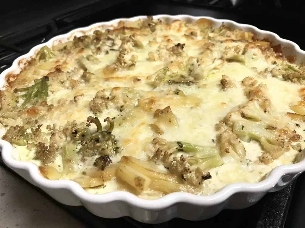 Cauliflower & Potato Gratin