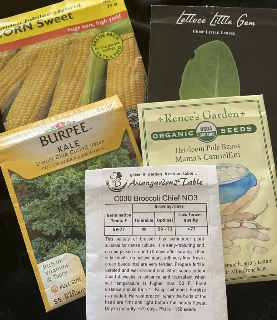What to look for in a seed packet